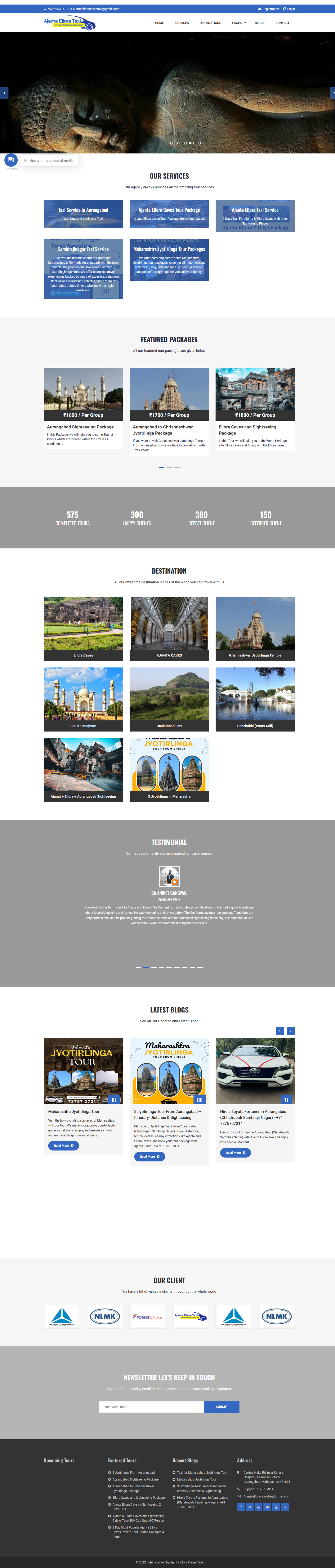 Ajanta Ellora Caves Taxi – Tourism Taxi Website